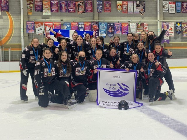 Nos représentantes s’illustrent au Championnat provincial de ringuette U16AA et U19AA