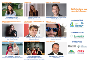 Défi OSEntreprendre: neuf entreprises honorées par la MRC
