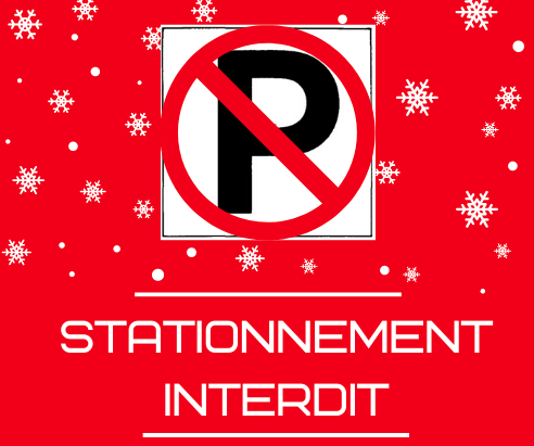 Stationnement de nuit sur rue: avis d’interdiction pour la nuit du 23 au 24 février à Sainte-Julie