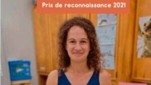 Une enseignante de l’école L’Arpège à Sainte-Julie reçoit le prix Jeannette-Dalpé 2021