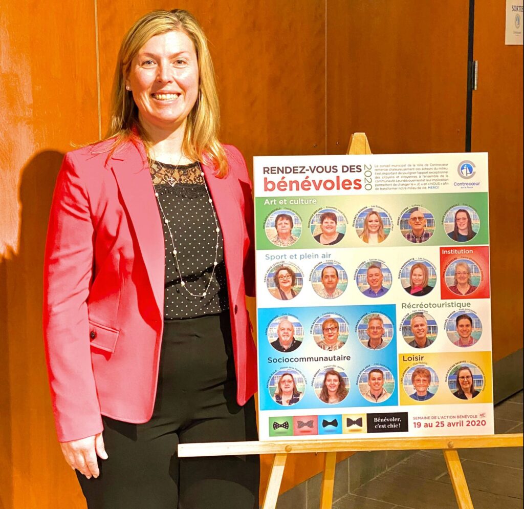La générosité des bénévoles de Contrecœur soulignée  lors d’un rendez-vous virtuel