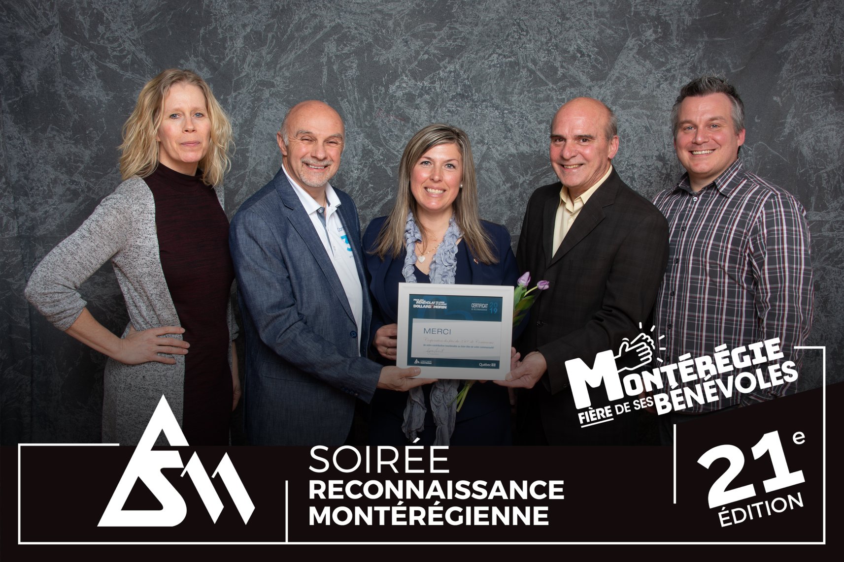 Un honneur pour la Corporation des Fêtes du 350e anniversaire de Contrecoeur!