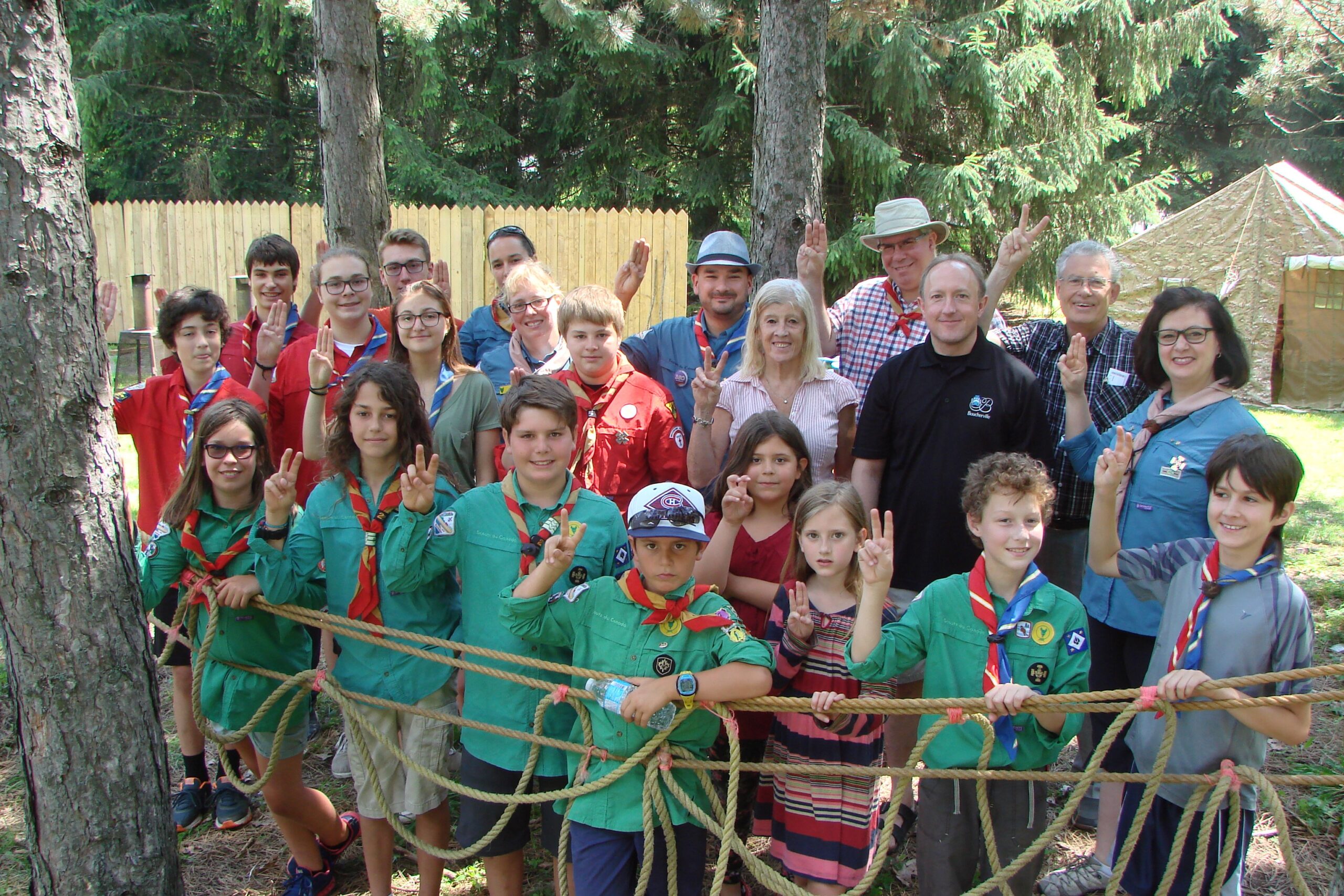 Les scouts de Boucherville invitaient la population « Sur les traces de Pierre Boucher »!