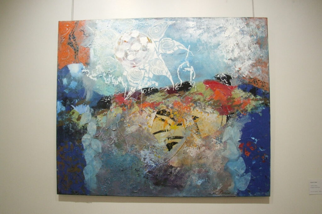 L’exposition L’héritage culturel  rassemble le travail de neuf artistes locaux