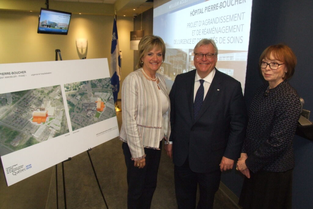 Québec accorde le feu vert à l&rsquo;agrandissement de l&rsquo;urgence de l&rsquo;Hôpital Pierre Boucher