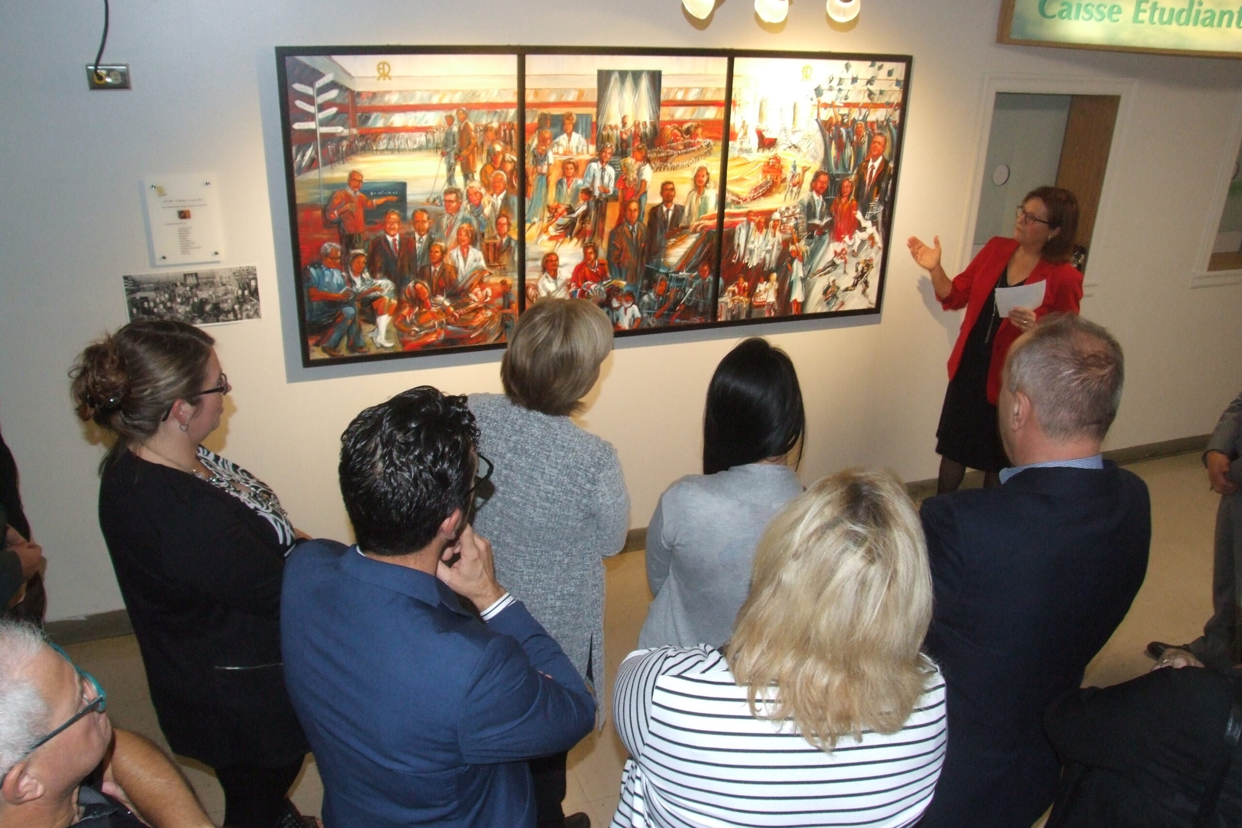 Dévoilement d’une murale symbolique à l’école secondaire De Mortagne