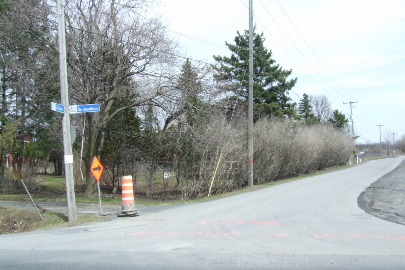 Travaux sur le chemin d&rsquo;Anjou entre le 9 mars et le 17 avril