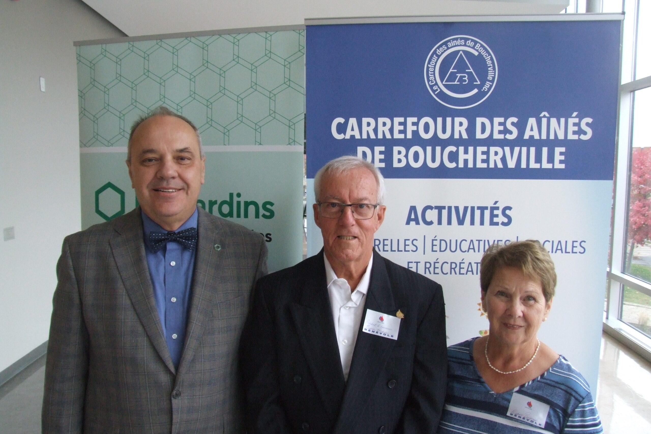 25e collecte de sang du Carrefour des aînés et de la Caisse Desjardins des Patriotes – Le président d’honneur Pierre Toupin fait son 175e don