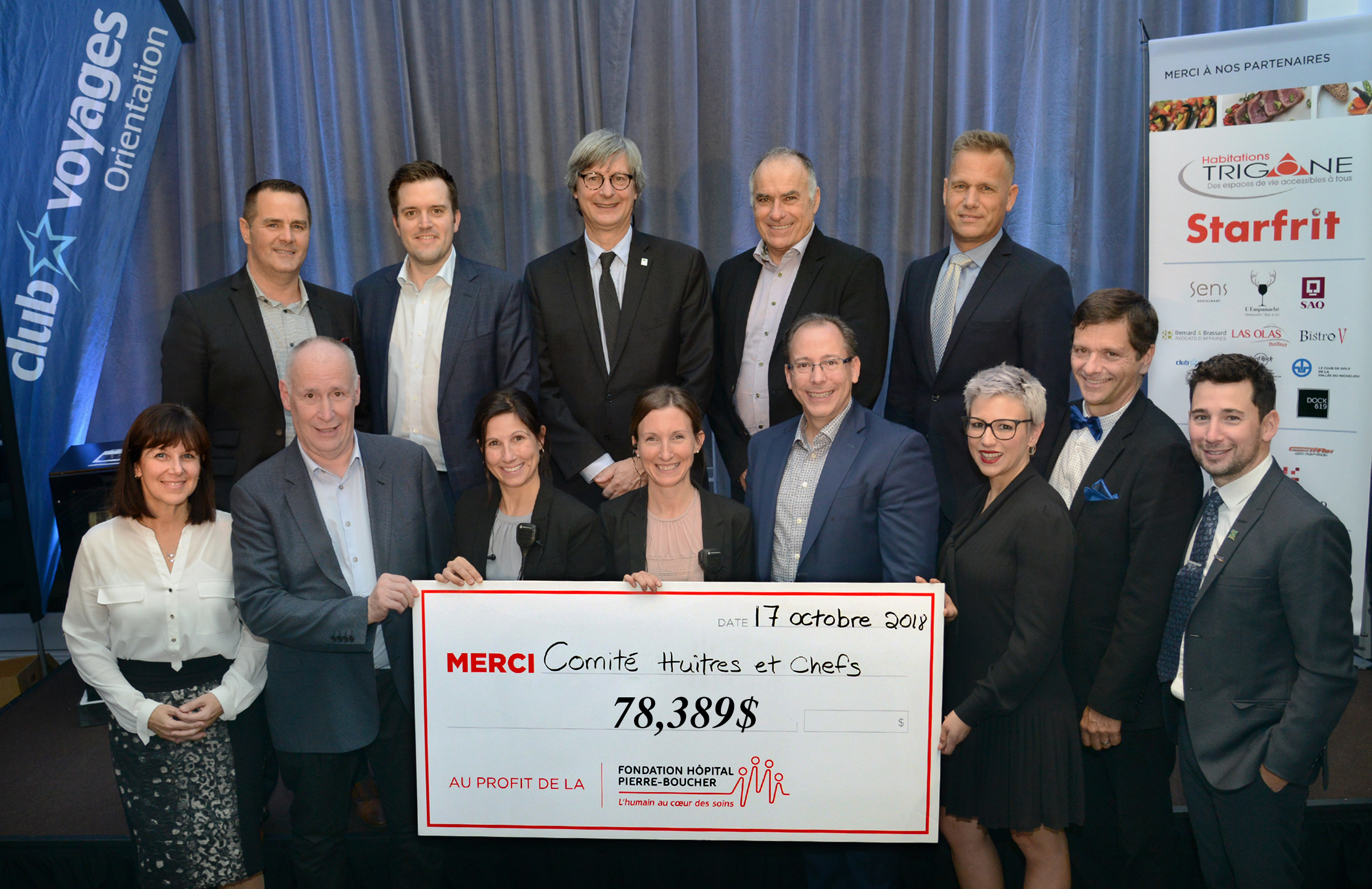 Soirée Gastronomique Huîtres et Chefs de la Fondation Hôpital Pierre-Boucher : une éussite à tous les niveaux !