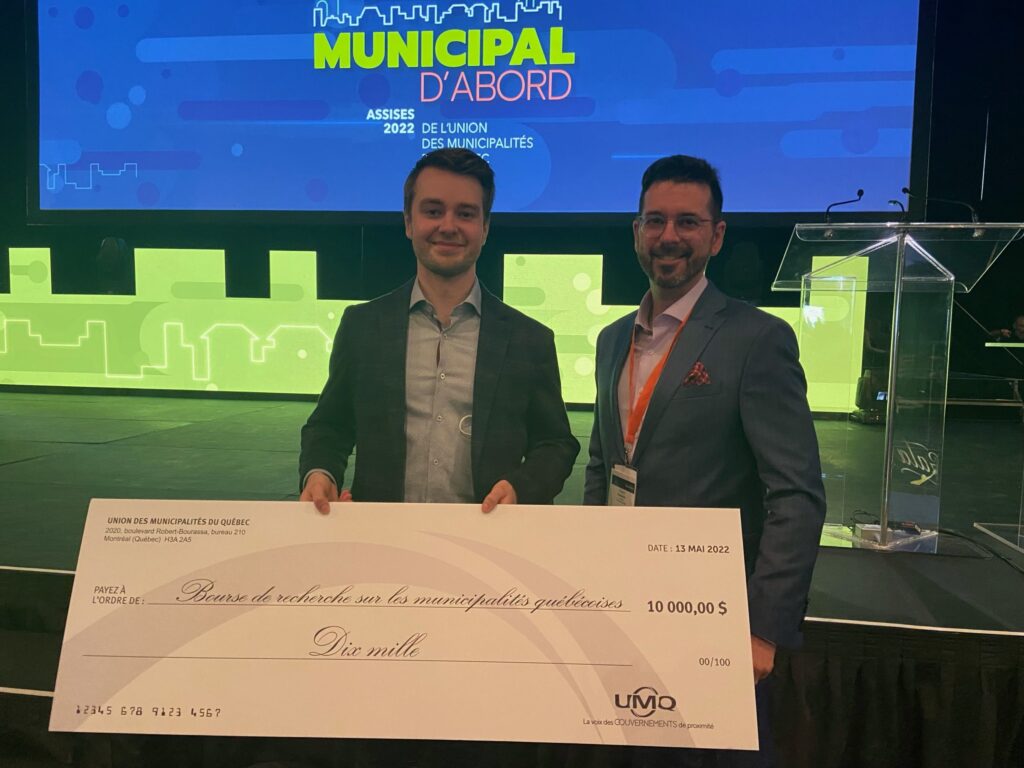 Étudiant à Polytechnique Montréal: une bourse de recherche pour le Bouchervillois David Murray