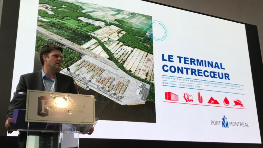 Forum international à Washington: le terminal de Contrecœur parmi les 50 plus grands projets d’infrastructure au monde