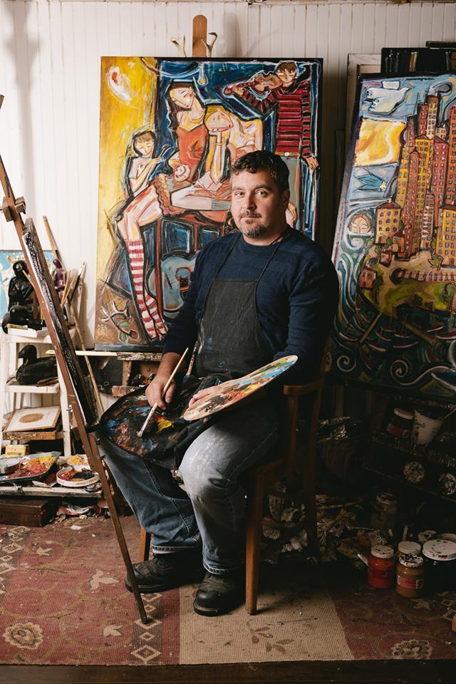 Artiste peintre confiné, mais productif : « Un printemps verdoyant », une exposition de Desson à voir au Cadre du Village