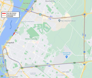 Fermeture de la route 132/A-20 durant la fin de semaine de Pâques Longueuil