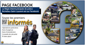 égie intermunicipale de police Richelieu-Saint-Laurent: nouvelle plateforme de diffusion