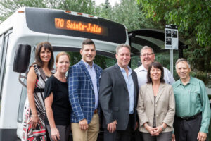 Création d&rsquo;une nouvelle ligne d&rsquo;autobus entre Saint-Amable et le terminus de Sainte-Julie
