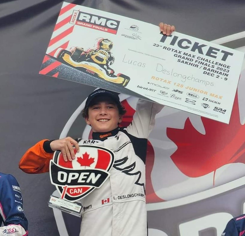 Le pilote bouchervillois Lucas Deslongchamps participera au Championnat du monde à Bahreïn