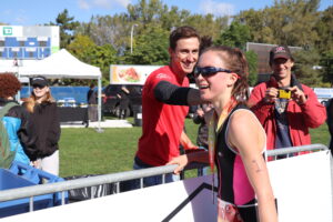 Ariane Fecteau, grande championne du Triathlon olympique de Boucherville