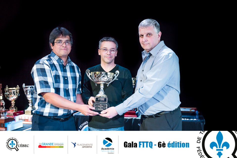 Le Club de tennis de table de Boucherville remporte un prix