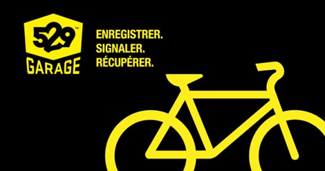 Plateforme « Garage 529 » Une application gratuite pour contrer le vol de vélos