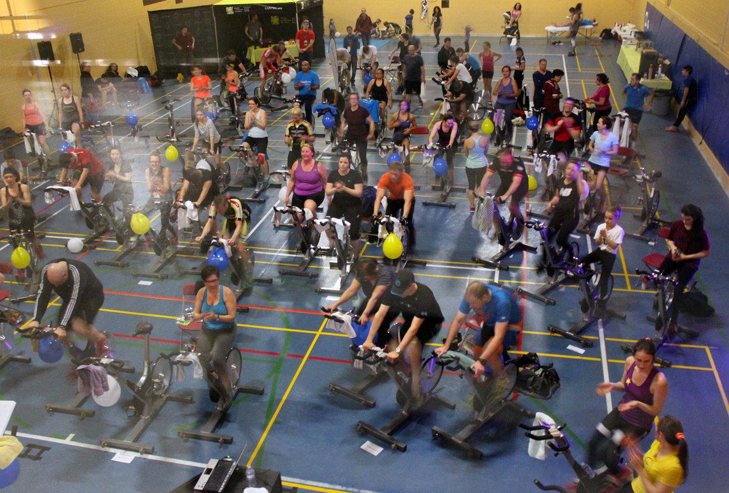 Près de 200 participants au  Grand Spin Don de la Rive-Sud