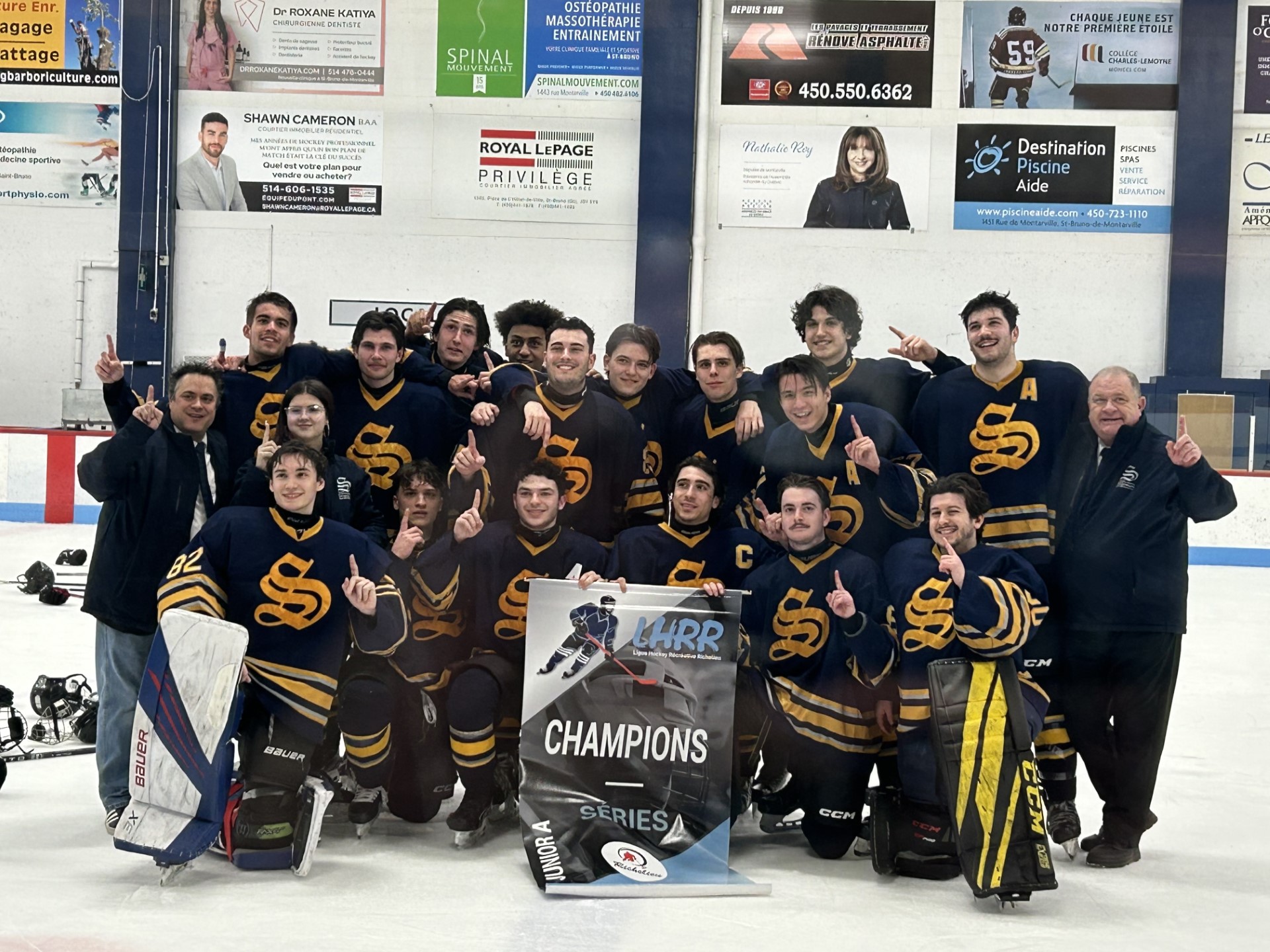 Les Seigneurs de Boucherville: champions