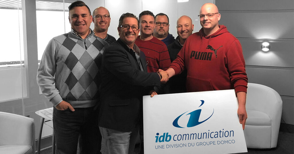 Le groupe Domco acquiert communication IDB (Imprimerie Daniel Boulet) de Boucherville