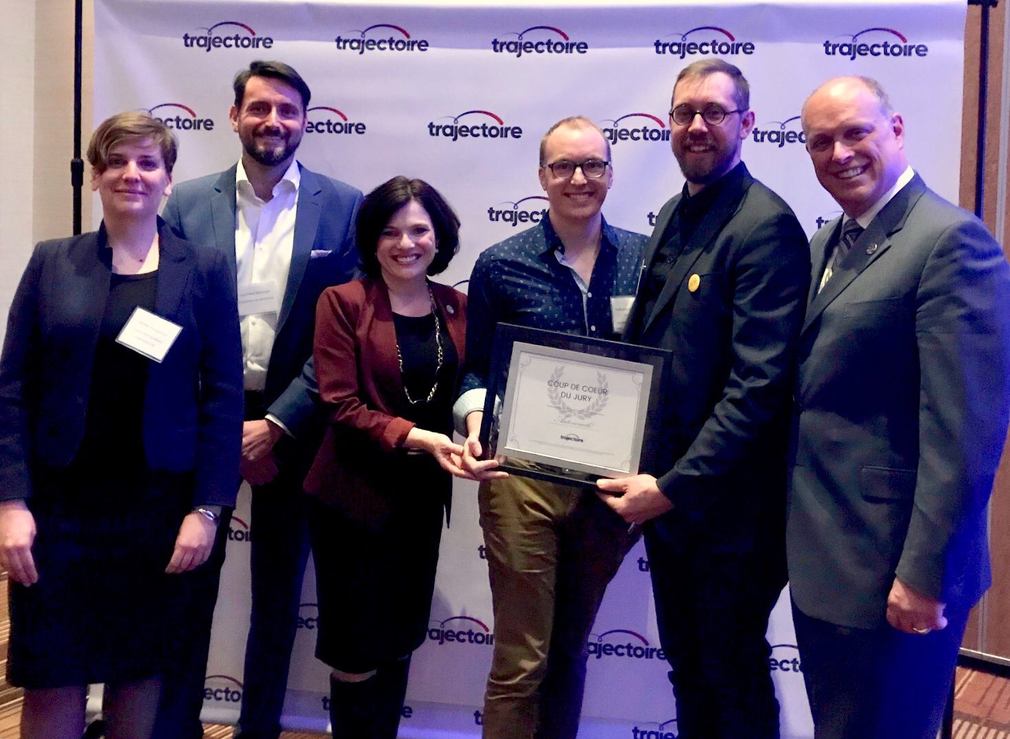 Trajectoire Québec remet le prix « Coup de cœur du jury » à Autonomik!