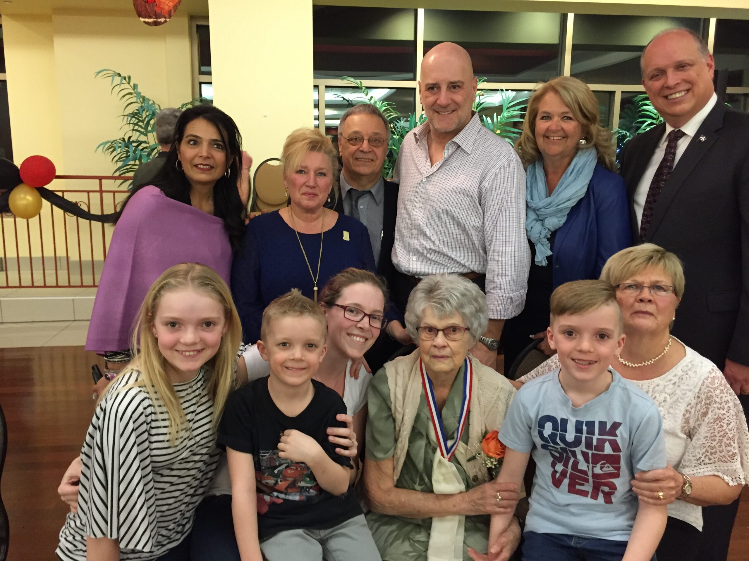 100 printemps pour Mme Cécile Caron Bourget!