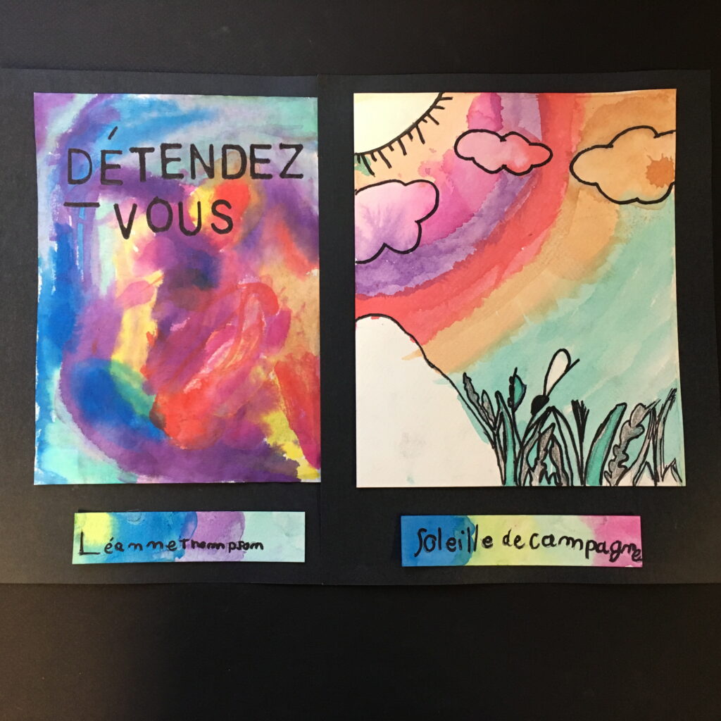 La Galerie Lez’arts présente l’exposition Vibrer avec la nature éalisée par des élèves de l’école Les Jeunes Découvreurs