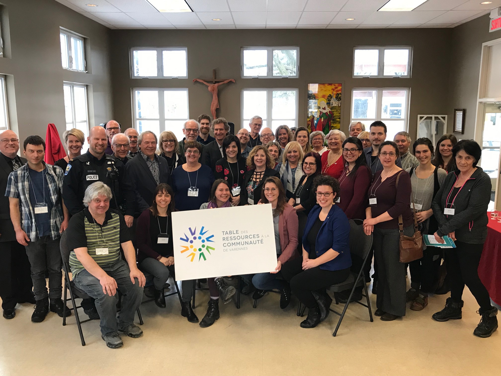 Dévoilement du logo de la Table de concertation des ressources à la communauté de Varennes.