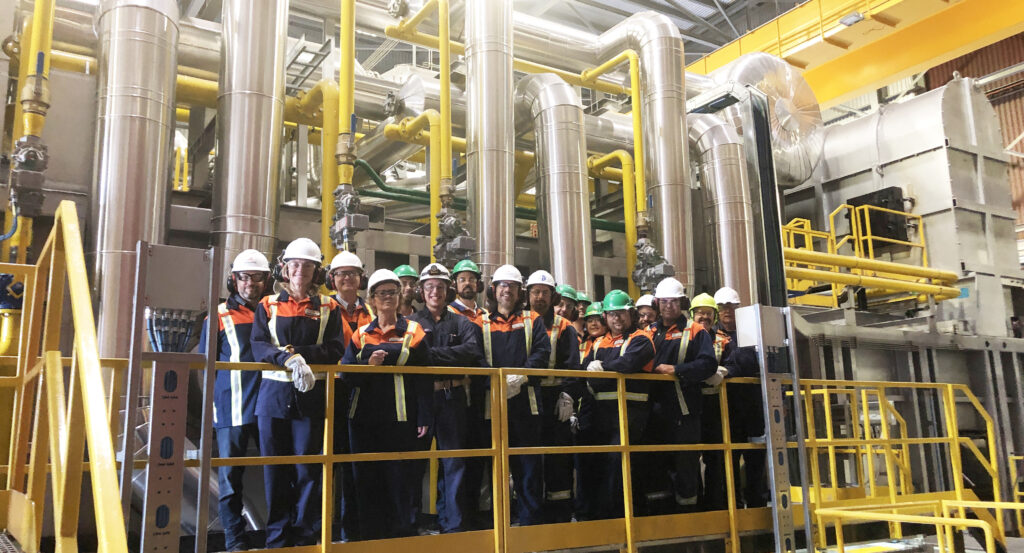 Inauguration du nouveau four de échauffe à Contrecœur dans un contexte de hausse des exportations d’acier au pays