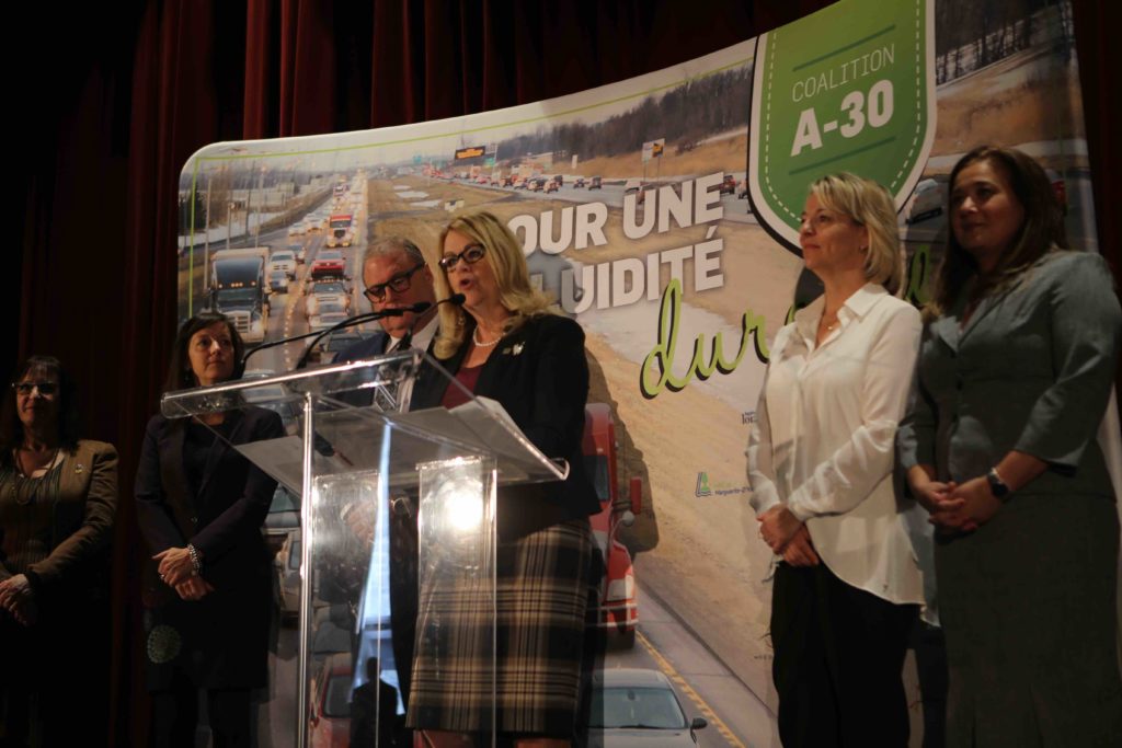 La Coalition demande que l’A-30 soit inscrite comme objectif gouvernemental prioritaire