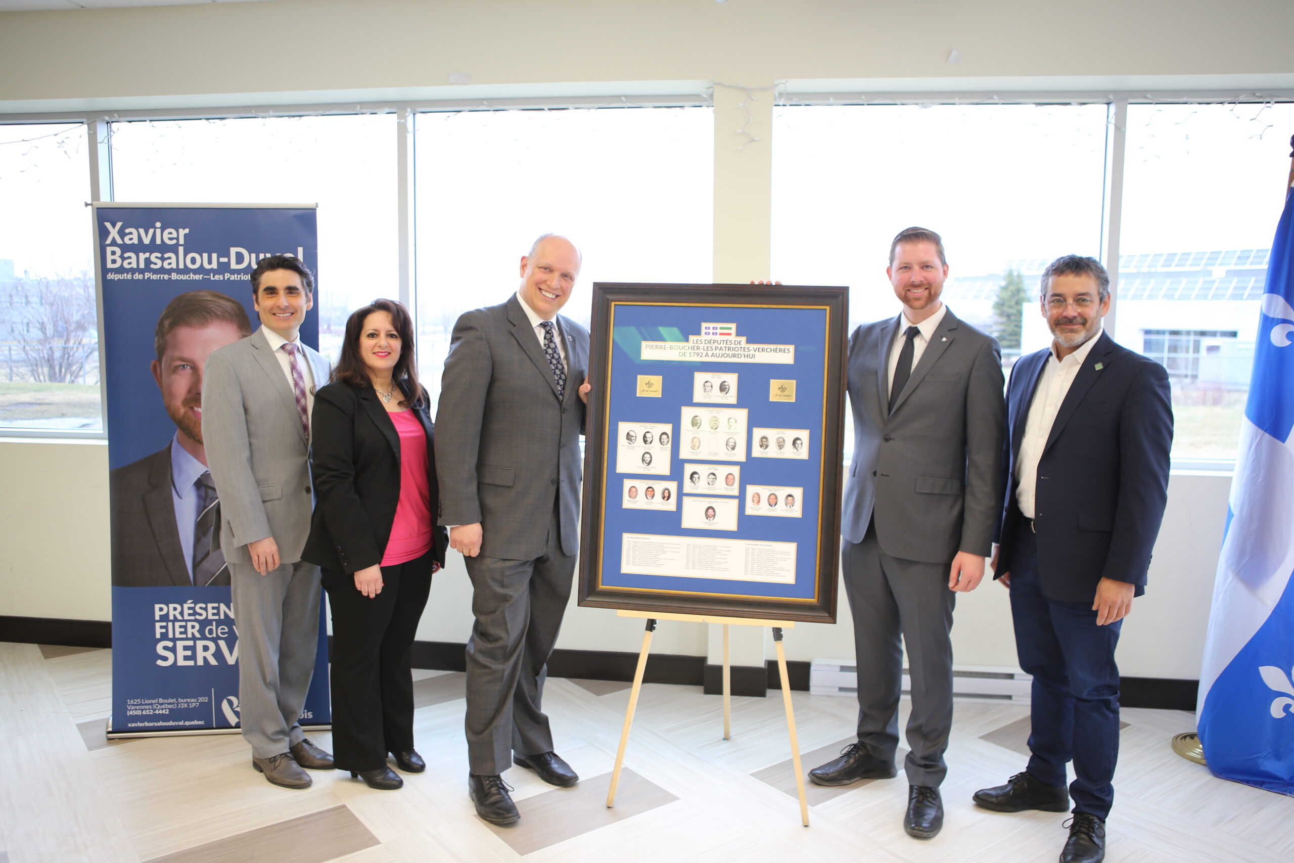 Le passé et le présent se conjuguent pour le futur: dévoilement d’une mosaïque étrospective des députés de la circonscription