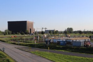 Hydro-Québec construit sa centrale solaire à Varennes