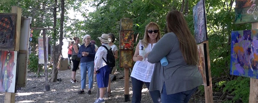 La galerie à ciel ouvert accueille de nouvelles oeuvres
