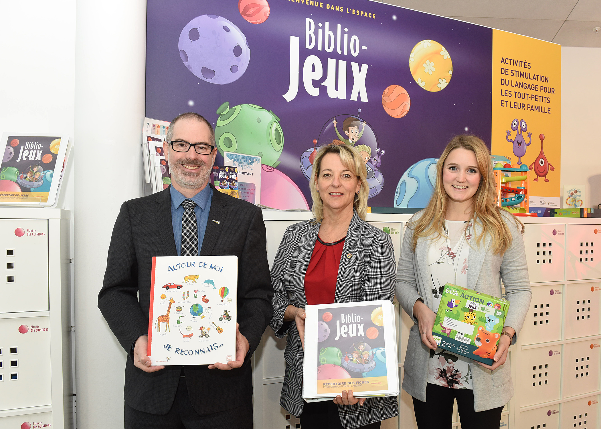 Lancement de Biblio-Jeux à Longueuil : un programme novateur pour stimuler le langage chez les tout-petits !