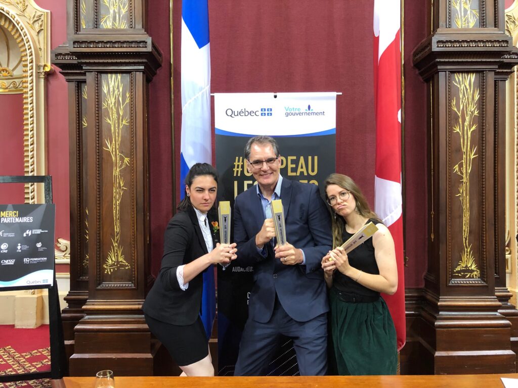 Deux étudiantes de l&rsquo;ÉNA couronnées au concours Chapeau, les filles!