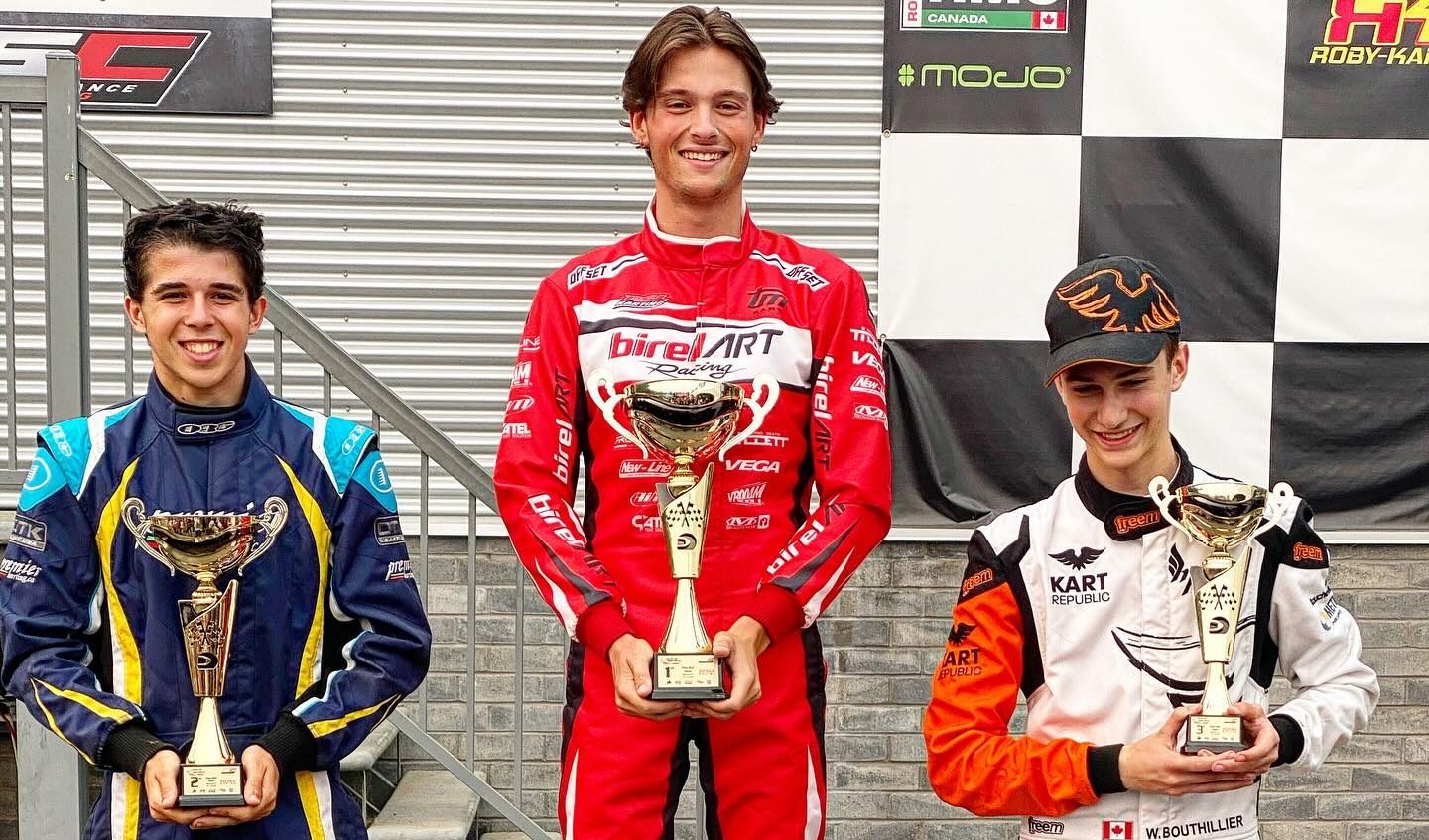 Un autre podium pour Léopold Schrevel en karting