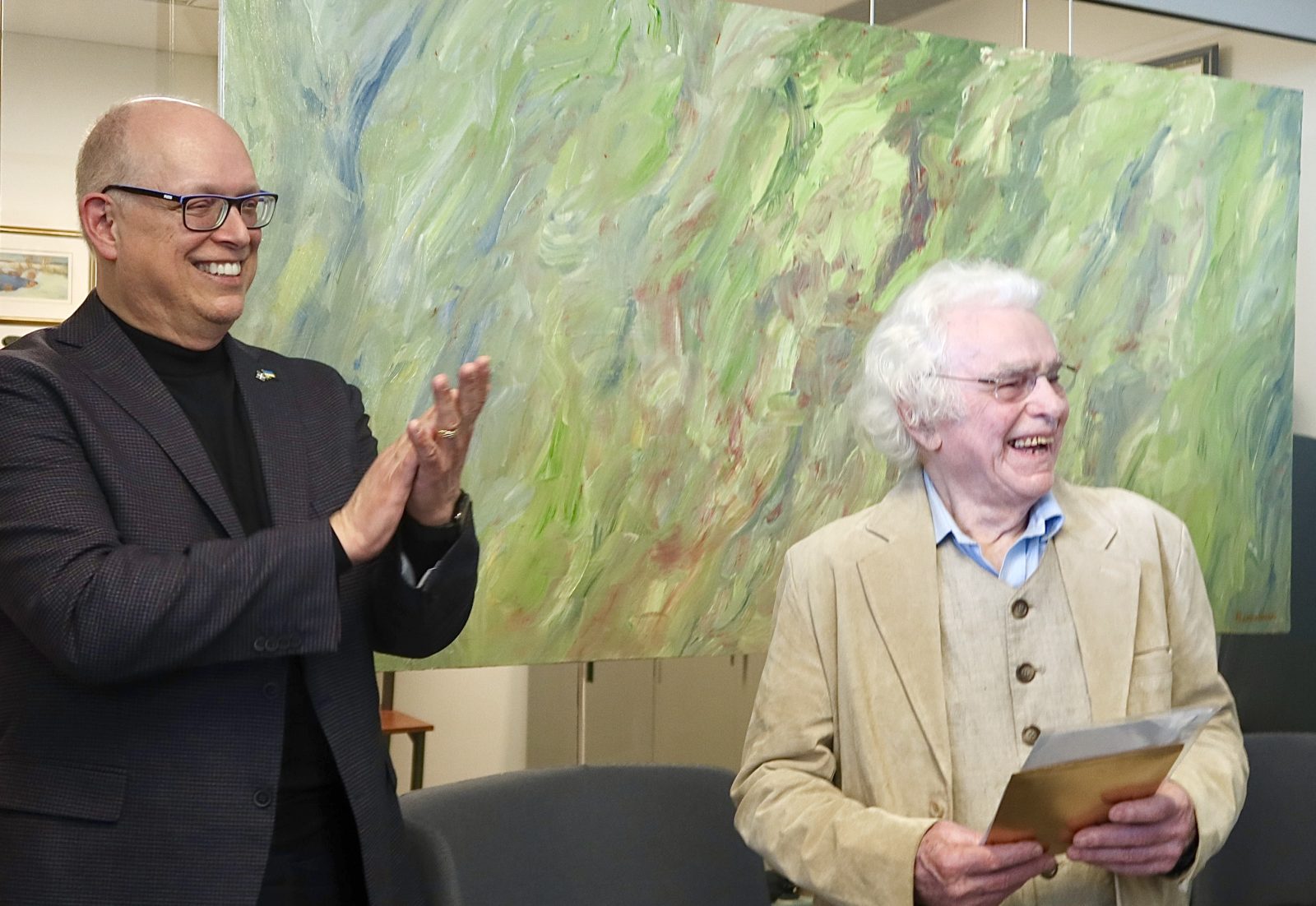 Prolongation de l’exposition de l’artiste multidisciplinaire Toussaint Riendeau au bureau de Stéphane Bergeron