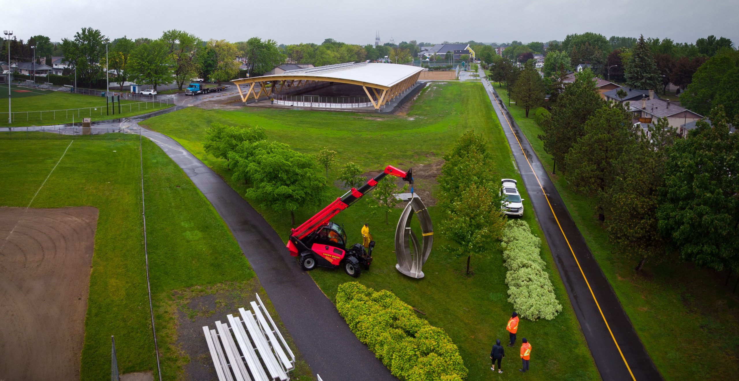 Une nouvelle œuvre d’art public installée à Varennes