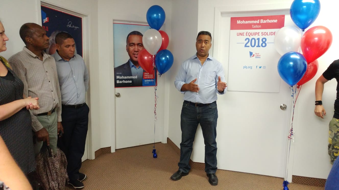 L’implication communautaire au cœur des priorités du candidat libéral Mohammed Barhone