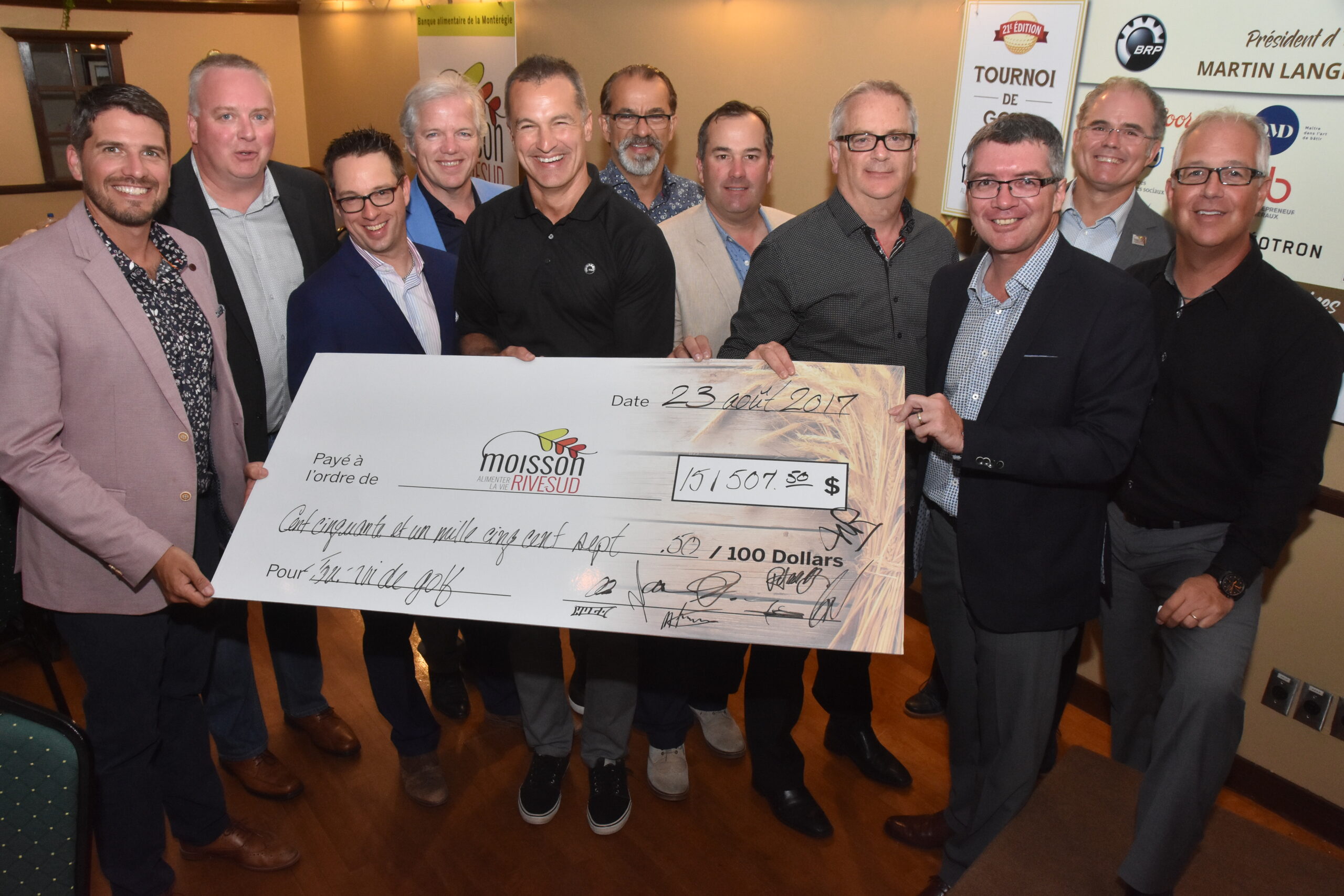 Record de participation au 21e tournoi de golf de Moisson Rive-Sud