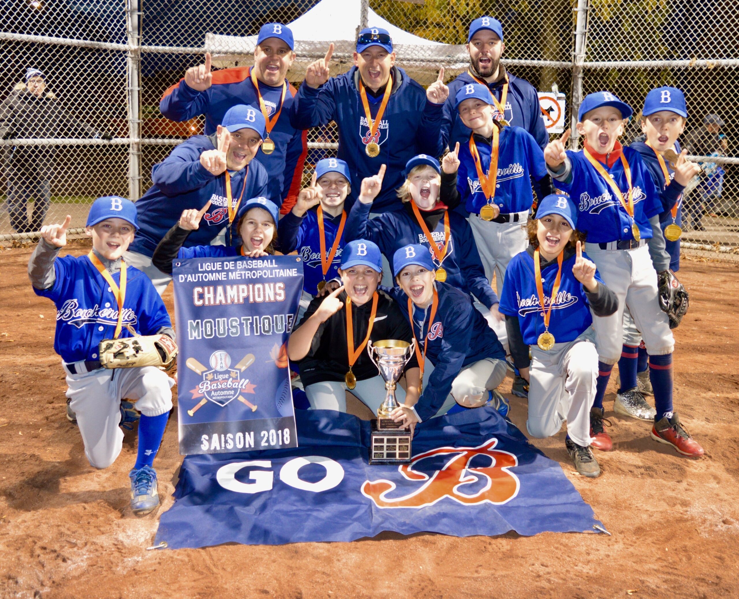 Championnat de baseball: Victoire de deux équipes de Boucherville!