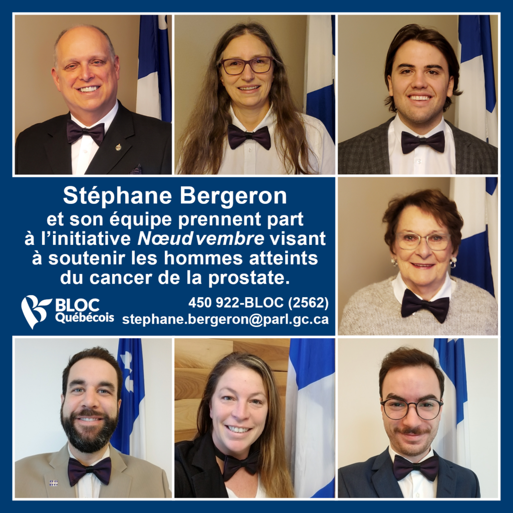 Le Nœudvembre: une initiative 100% québécoise pour lutter contre le cancer de la prostate