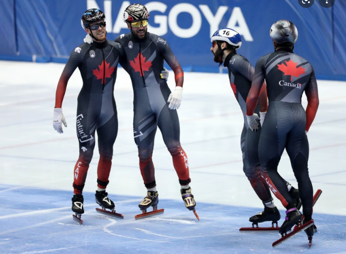 Charles Hamelin remporte la médaille d’or au relais 5 000 m au Japon