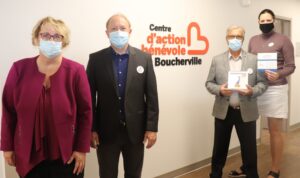 Maître d’œuvre de la Maison du bénévolat: le Centre d’action bénévole de Boucherville reçoit le prix Pierre-Boucher