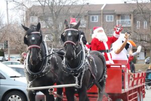 Le Père Noël est arrivé en ville !