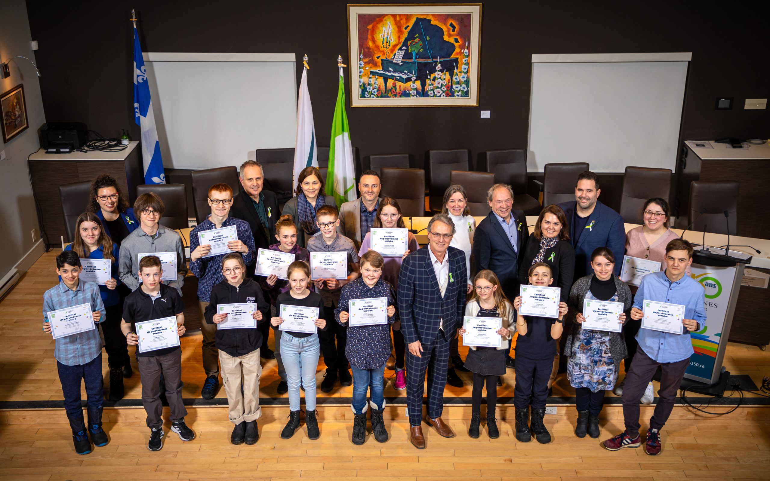 Varennes reconnait la persévérance scolaire de 16 jeunes