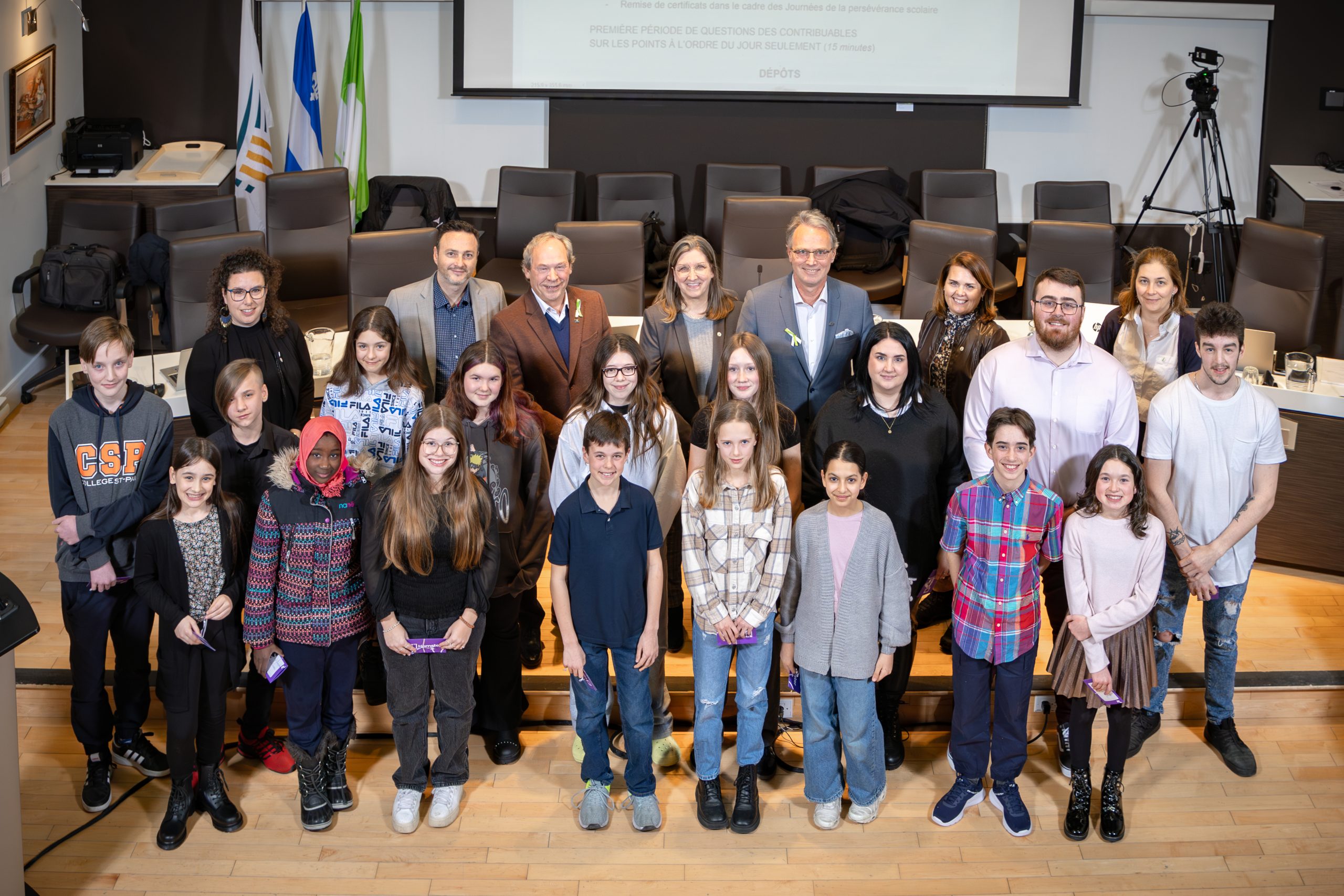 Les jeunes persévérants sont honorés à Varennes