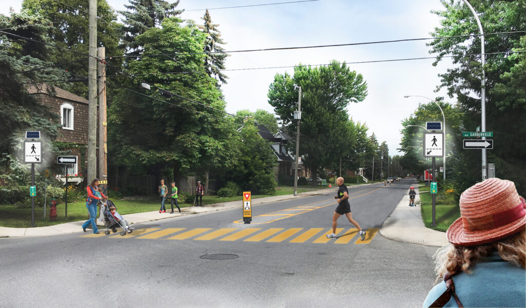 Une nouvelle traverse piétonne dans le quartier du Vieux-Longueuil